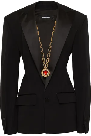 Dsquared2 Einreihiger Blazer mit steigendem Revers