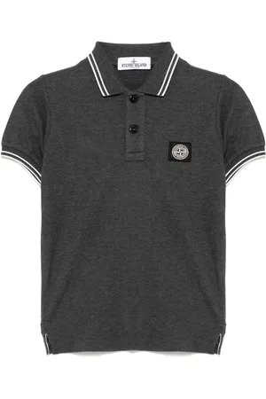 Stone Island Poloshirt mit Logo