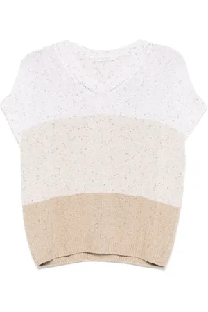 LE TRICOT PERUGIA Top mit Lurex-Detail