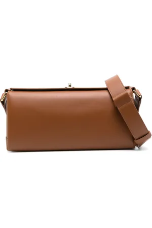 Plan C Schultertasche aus Leder
