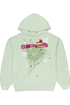 Sp5der "Mint" Hoodie mit grafischem Print
