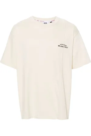 GCDS T-Shirt mit Logo-Stickerei