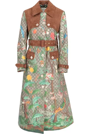 Gucci 2016 Trenchcoat mit Blumen-Motiv