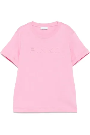 Pinko T-Shirt mit Logo-Prägung