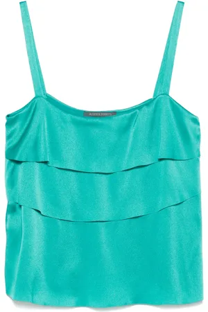 Alberta Ferretti Top mit Rüschen