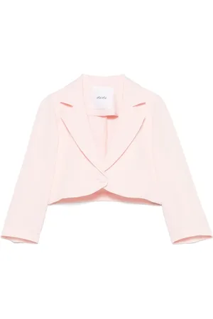 MISS GRANT Cropped-Jacke mit Rundhalsausschnitt