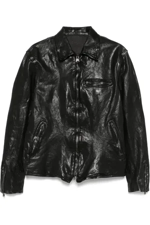 YOHJI YAMAMOTO Klassische Lederjacke
