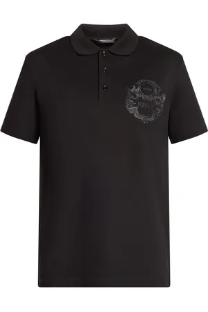 VERSACE Poloshirt mit Logo-Stickerei