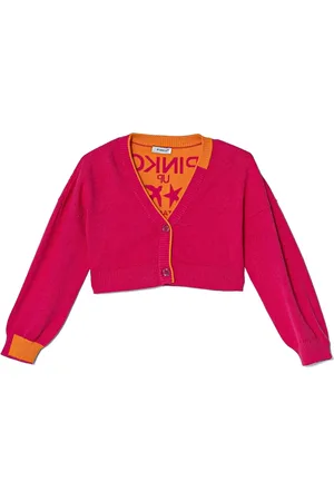 Pinko Cardigan mit Intarsien-Logo