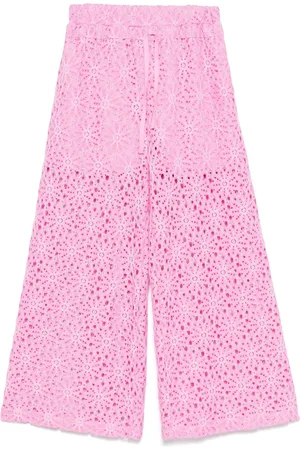 MISS GRANT Hose mit Blumenspitze