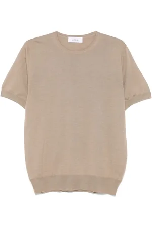 LARDINI Fein gestricktes T-Shirt