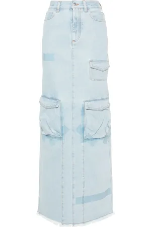 GCDS Jeans-Rock mit Cargo-Taschen