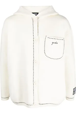 GCDS Kapuzenjacke mit Logo-Stickerei