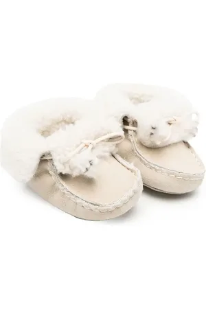 BONPOINT Lauflernschuhe mit Faux Shearling