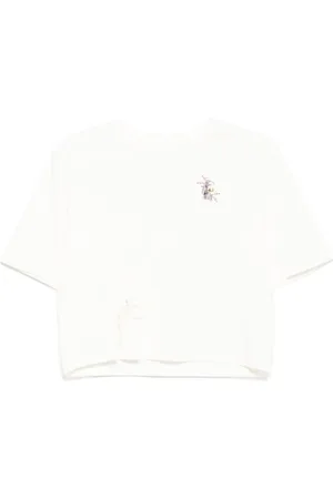 Musium Div. T-Shirt mit Logo-Stickerei