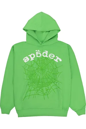 Sp5der OG Web V2 "Green" Hoodie