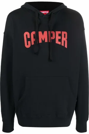 Camper Hoodie mit Logo-Print