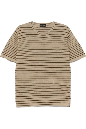 Roberto Collina Gestreiftes T-Shirt