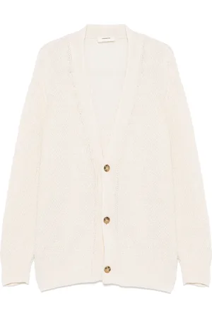 A PAPER KID Cardigan mit V-Ausschnitt