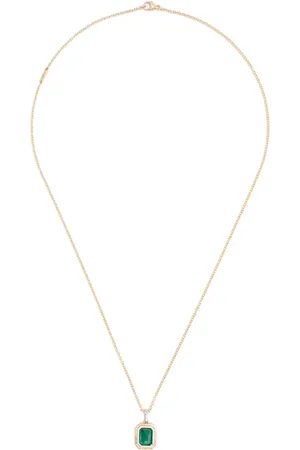 MAOR 18kt Equinox Gelbgoldhalskette mit Peridot