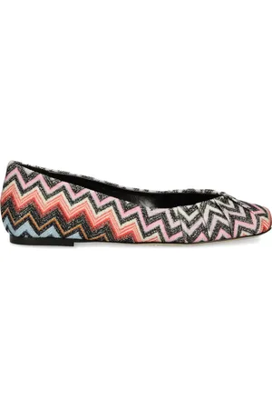 Missoni Ballerinas mit Zickzackmuster