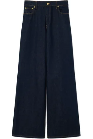 ST. JOHN Weite High-Rise-Jeans