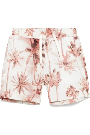 MISS GRANT Shorts mit Palmen-Print