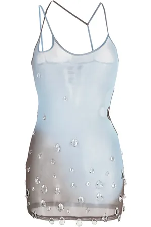 GCDS Transparentes Sita Minikleid
