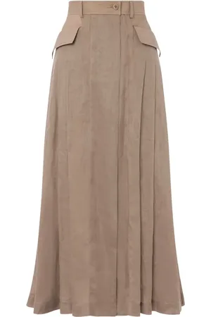 Alberta Ferretti Midirock mit Falten