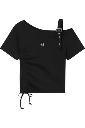 Musium Div. T-Shirt mit Logo-Stickerei