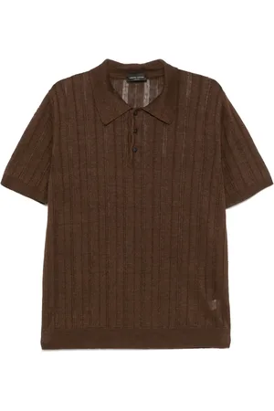 Roberto Collina Gestricktes Poloshirt