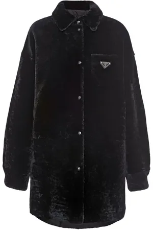 Prada Wendbarer Mantel mit Triangel-Logo