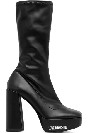 Moschino Stiefel mit Plateau