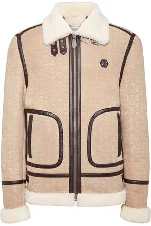 Philipp Plein Jacke aus Shearling