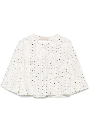 Elie saab Gestreifte Jacke