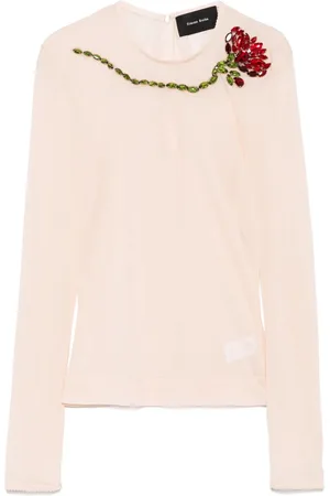 Simone Rocha Top aus Mesh