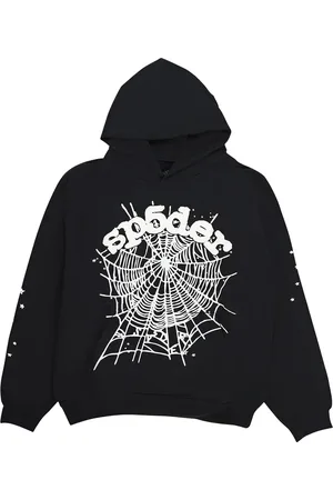 Sp5der OG Web "Black" Hoodie