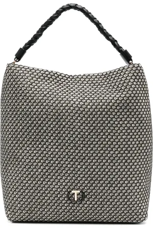 Twin-Set Tote Bag mit Mesh-Effekt