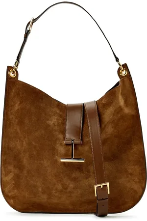Tom Ford Kleine Tara Wildleder-Schultertasche