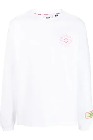 GCDS T-Shirt mit Surfer-Print