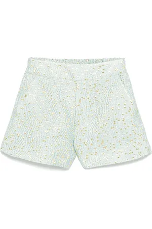 MISS GRANT Shorts im Metallic-Look