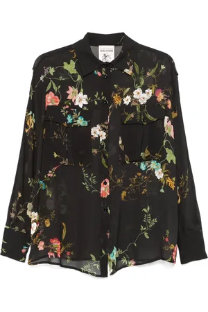SEMICOUTURE Hemd mit Blumen