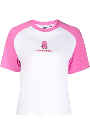 GCDS T-Shirt mit Raglanärmeln