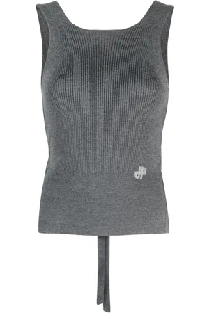 Patou Geripptes Strickoberteil