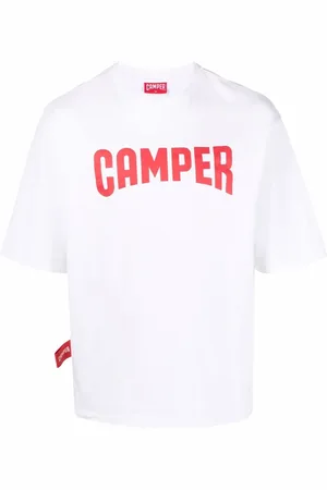 Camper T-Shirt mit Logo-Print
