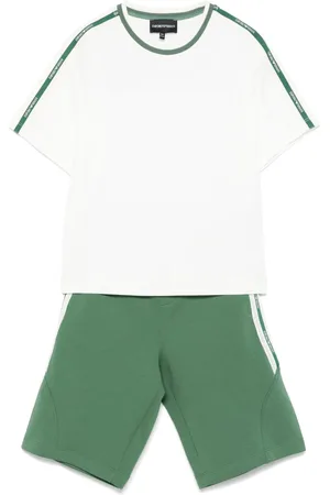 Emporio Armani Shorts-Set mit Streifen