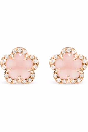 Pasquale Bruni 18kt Figlia dei Fiori Rotgoldohrringe mit Diamanten
