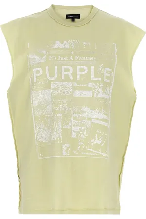 Purple Brand Texturiertes T-Shirt