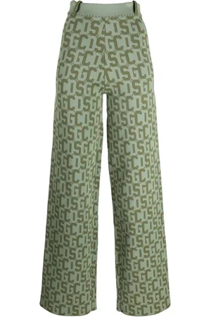 GCDS Gestrickte Hose mit hohem Bund
