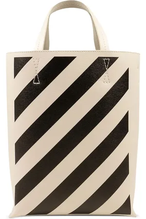 OFF-WHITE Shopper mit diagonalen Streifen